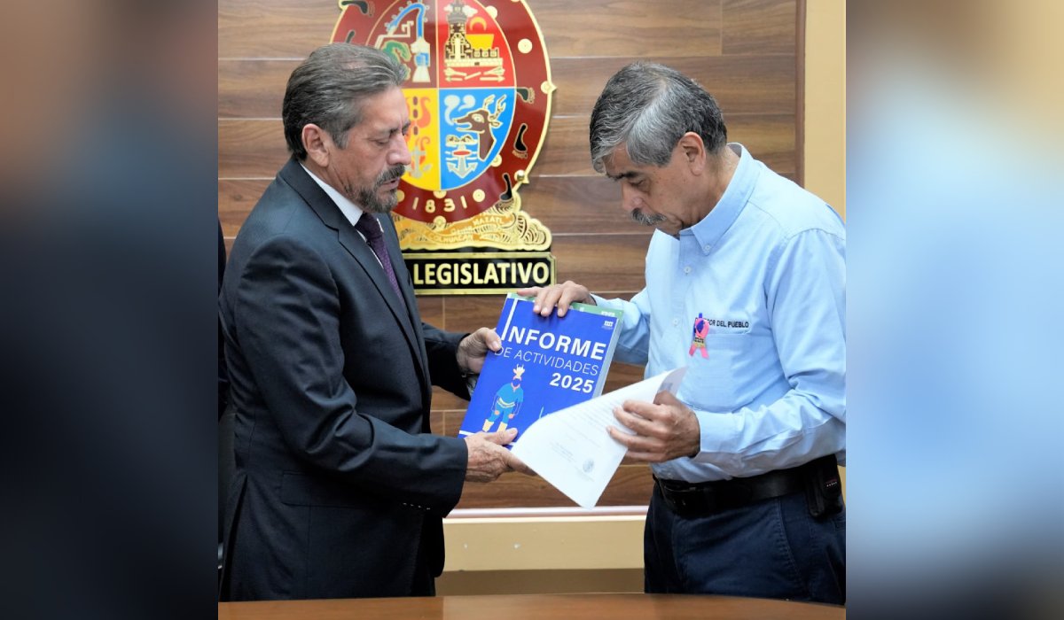 CEDH entrega informe al Congreso de Sinaloa