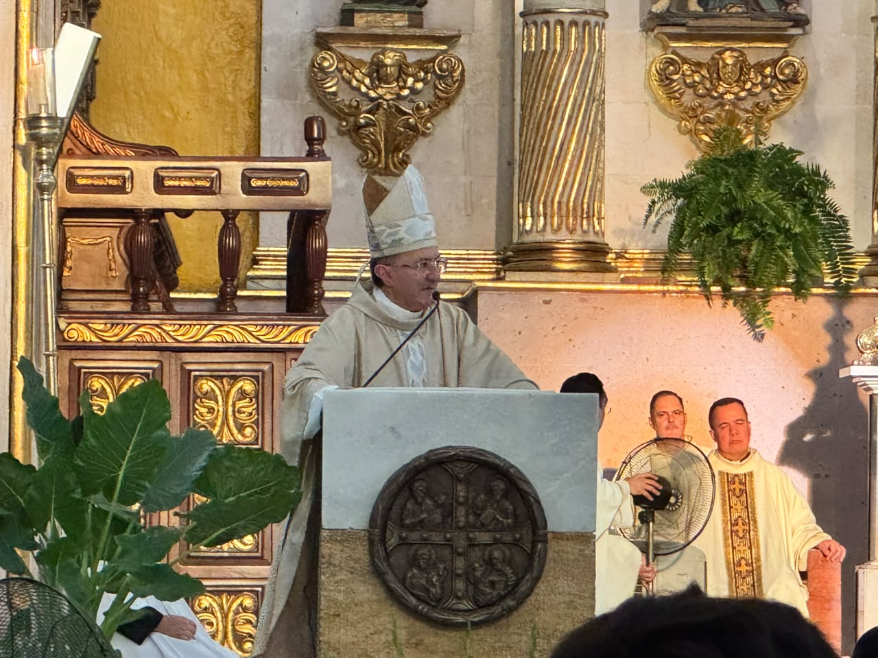 Celebración eucarística con Joseph Spiteri en la Catedral de Culiacán