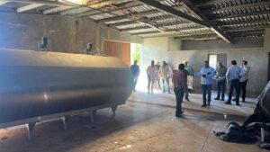 Centro de acopio de leche en La Despensa en Ahome
