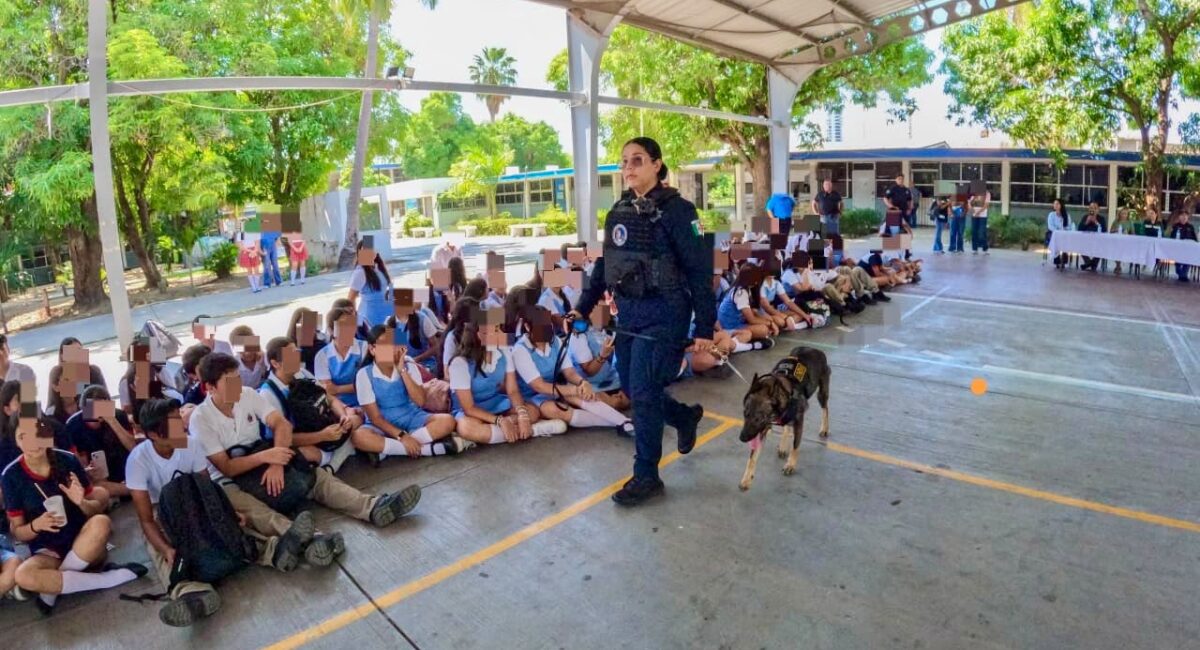 Alertan sobre riesgos en redes sociales y refuerzan prevención del delito en escuelas de Mazatlán, Sinaloa