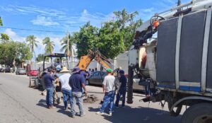 Cierran avenida Emilio Barragán en Mazatlán
