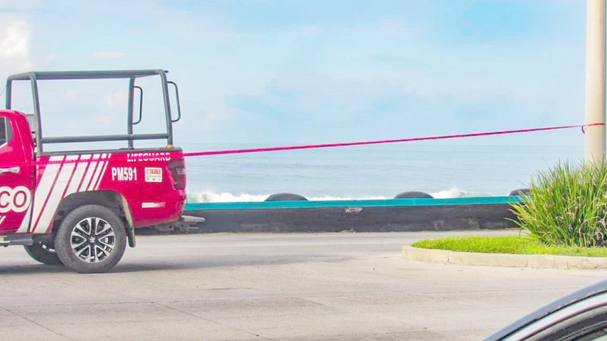 cierran tramo de malecon en mazatlan