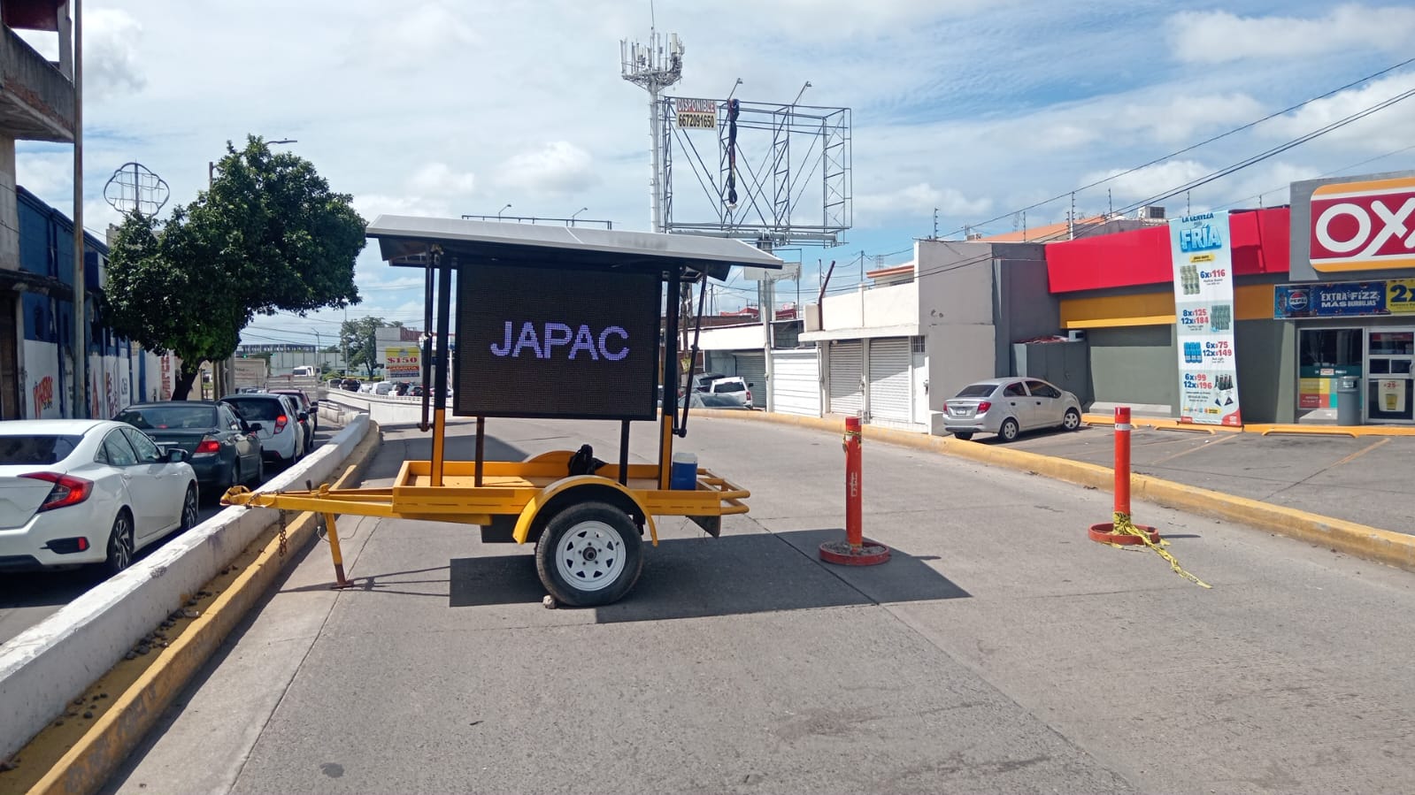 Cierre vehicular del Eje Federalismo en Culiacán