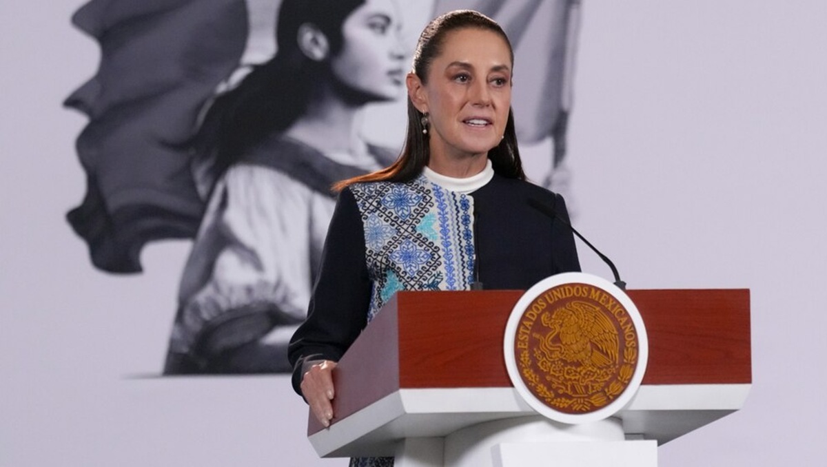 Claudia Sheinbaum en conferencia 'mañanera'