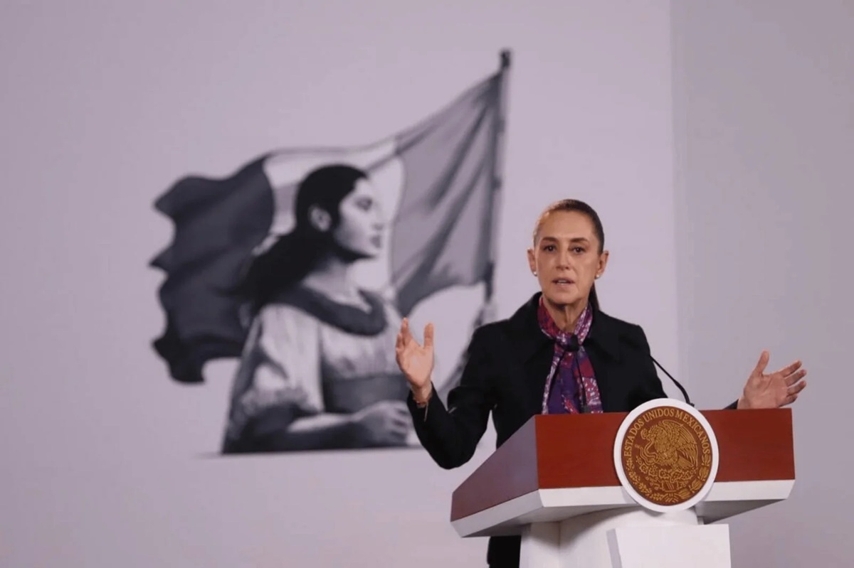 Claudia Sheinbaum en conferencia 'mañanera'