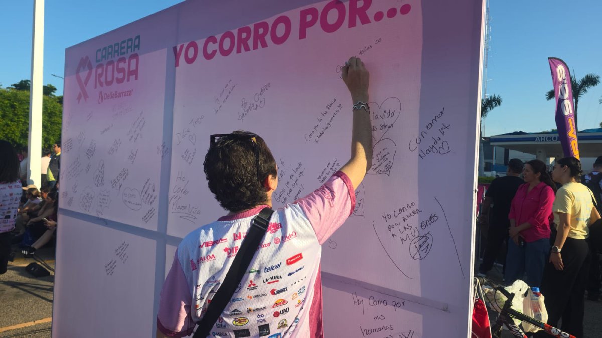 claudia soto encabeza la lucha y la prevencion en la carrera rosa delia barraza 2026