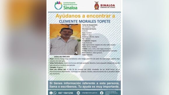 Diócesis de Culiacán pide apoyo para la localización del padre Clemente; activan ficha
