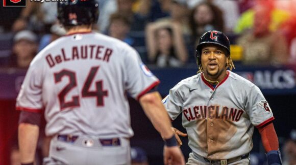 Cleveland pega primero sobre los Rays en la Serie de Campeonato de la Liga Americana
