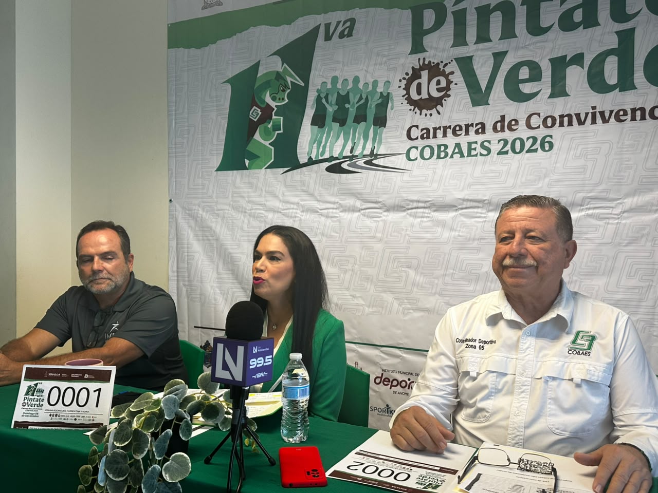 Cobaes anuncia Carrera Píntate de Verde en Mazatlán
