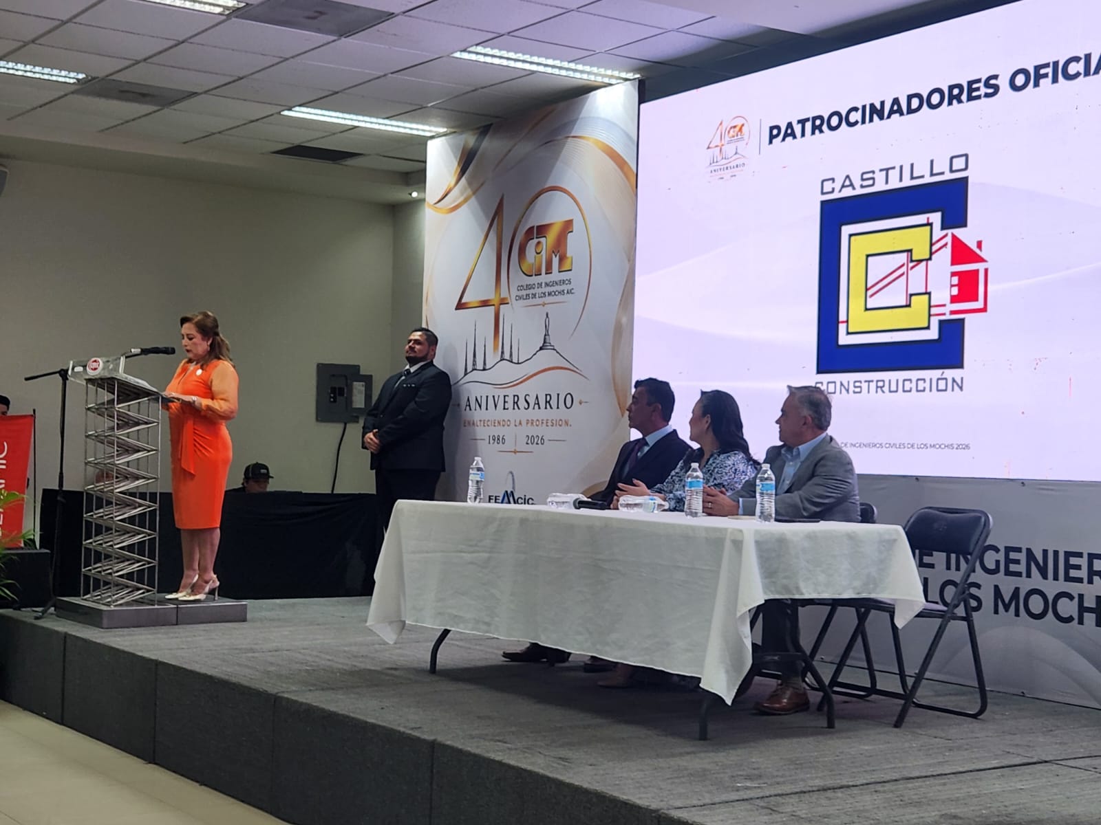 Colegio de Ingenieros Civiles de Los Mochis celebran 40 aniversario