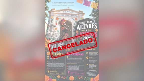 ¡Por violencia se quedan sin altares ni catrinas! Escuinapa, Sinaloa cancela concurso de Día de Muertos 2026