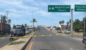 Un conductor resulta herido de bala cerca de puente vehicular al norte de Mazatlán