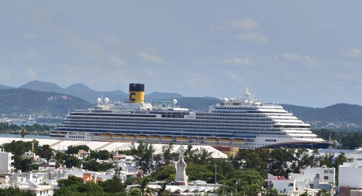 Carnival Firenze llega a Mazatlán, Sinaloa, con casi 5 mil personas; cruceros dejan ya más de 608 mdp al destino