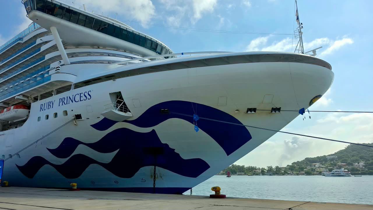 Crucero Ruby Princess arriba a Mazatlán