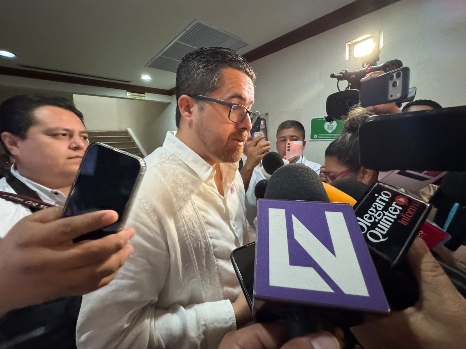 Secretario de Salud de Sinaloa, Cuitláhuac González Galindo.
