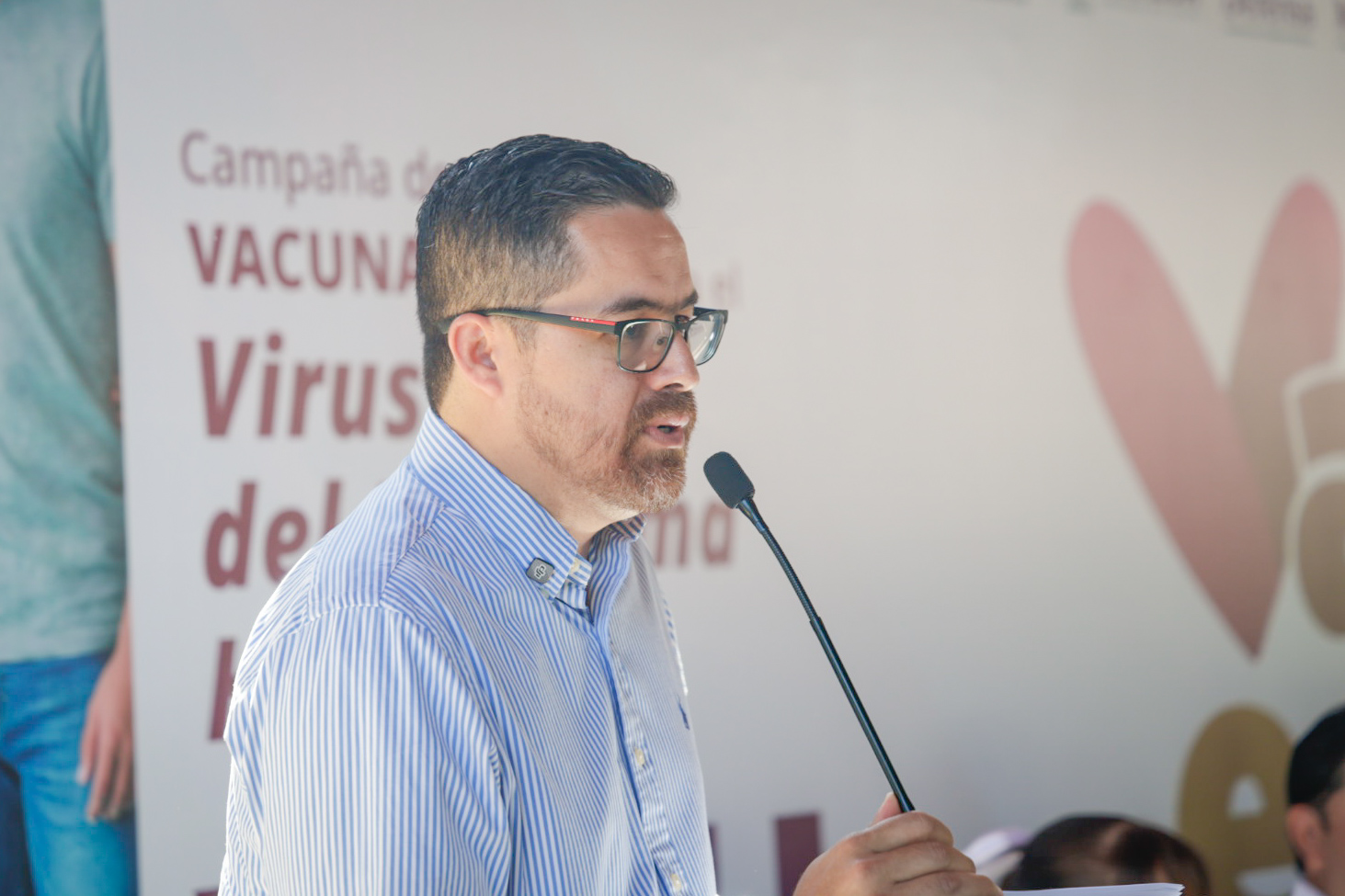 Secretario de Salud Estatal, Cuitláhuac González Galindo