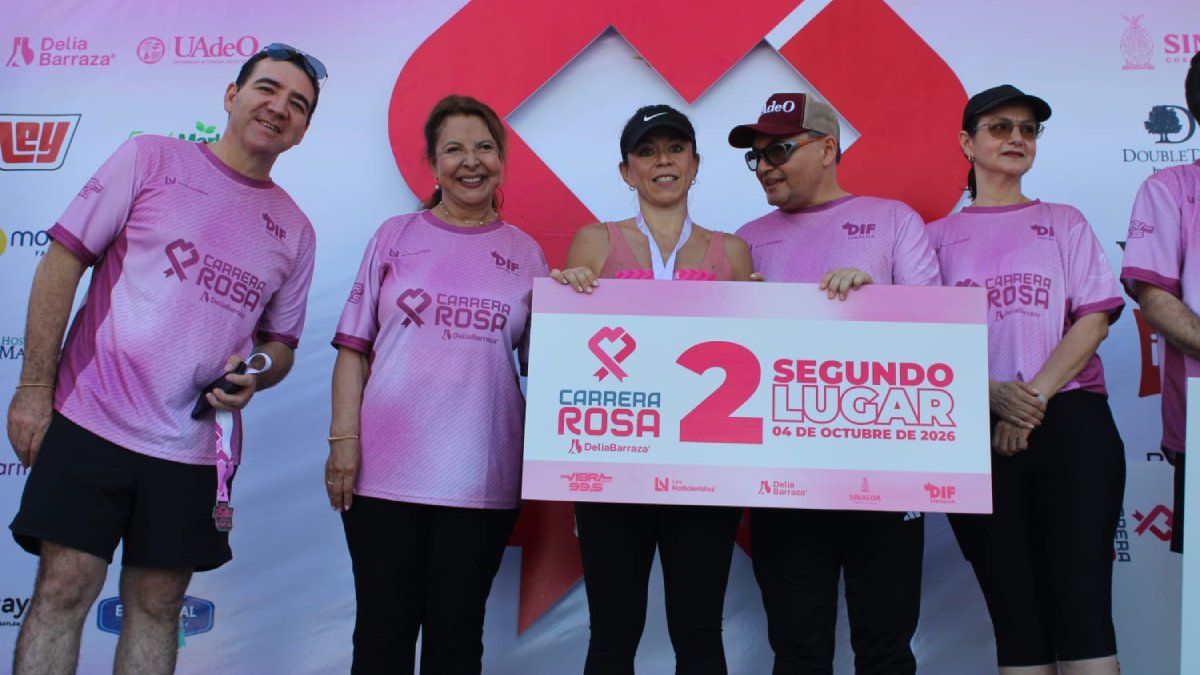 delia barraza comparte desde la carrera rosa en mazatlan sinaloa su historia segundo