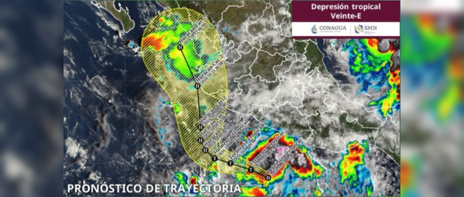 Depresión Tropical Veinte-E