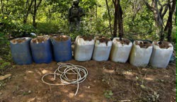 Elementos federales destruyen narcolaboratorios y aseguran drogas en los límites de Durango y Sinalo