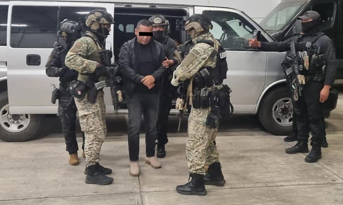 Detención de Iván 'N', alias 'El Tanque' del CJNG
