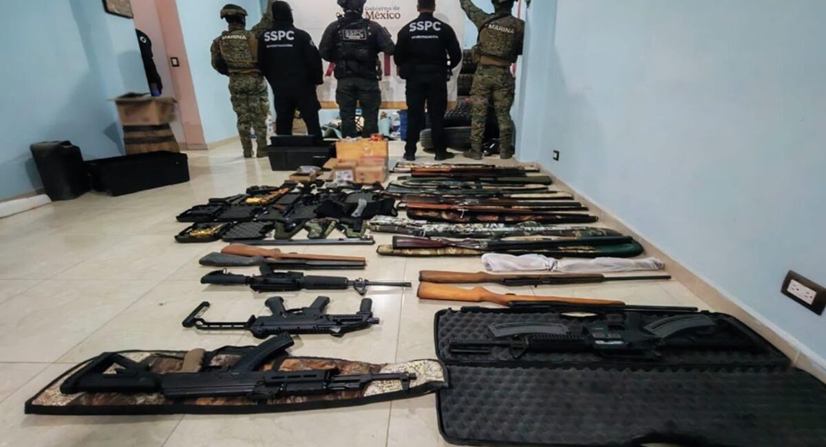 ¡Se dedicaban a la fabricación de armas artesanales! Arrestan a ‘Gato’, ‘Chayo’ y 2 hombres más, en Puebla y CDMX