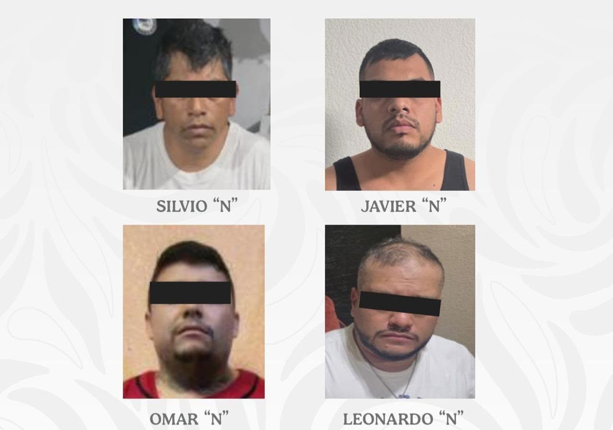 Detenciones y decomisol de armas en Puebla y Ciudad de México