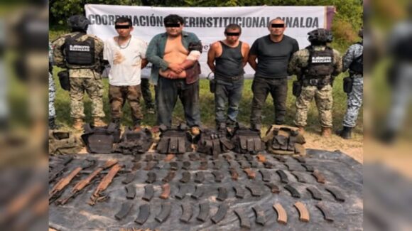 Operativos en Mazatlán dejan seis detenidos y aseguran armas y granadas artesanales