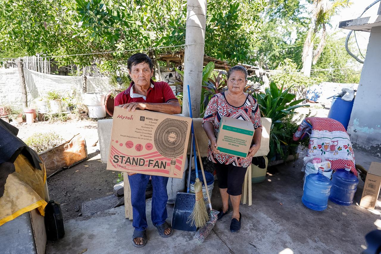 DIF Sinaloa brinda apoyos a familias de Navolato