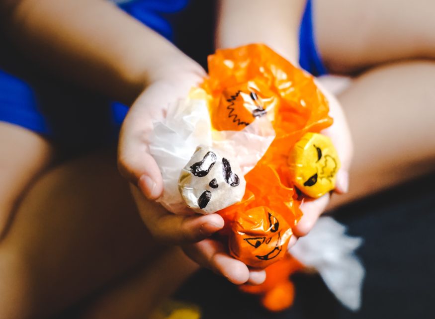 Dulces en Halloween