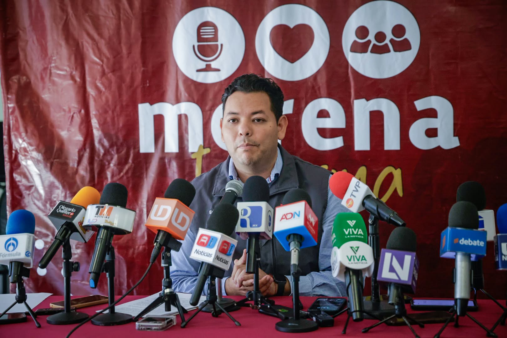 Édgar Barraza, dirigente estatal de Morena en Sinaloa