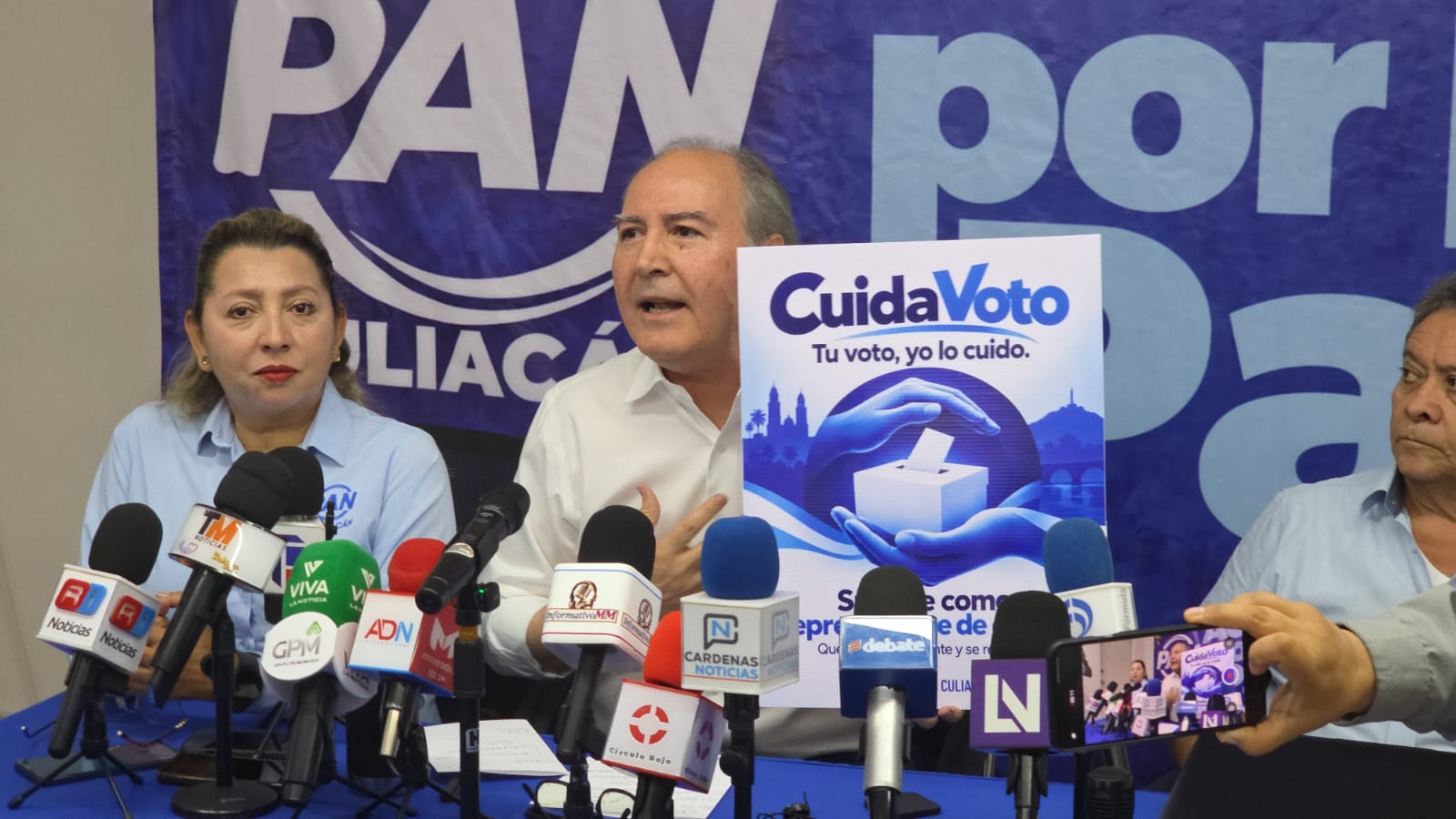 Dirigente del Partido Acción Nacional (PAN) en Culiacán, Eduardo Ortiz Hernández