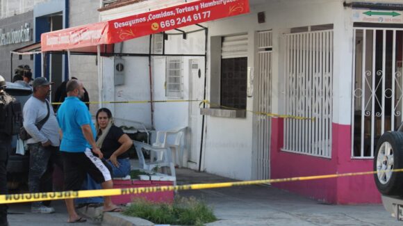 Ejecutan a balazos a encargado de lonchería en la colonia Francisco Villa en Mazatlán
