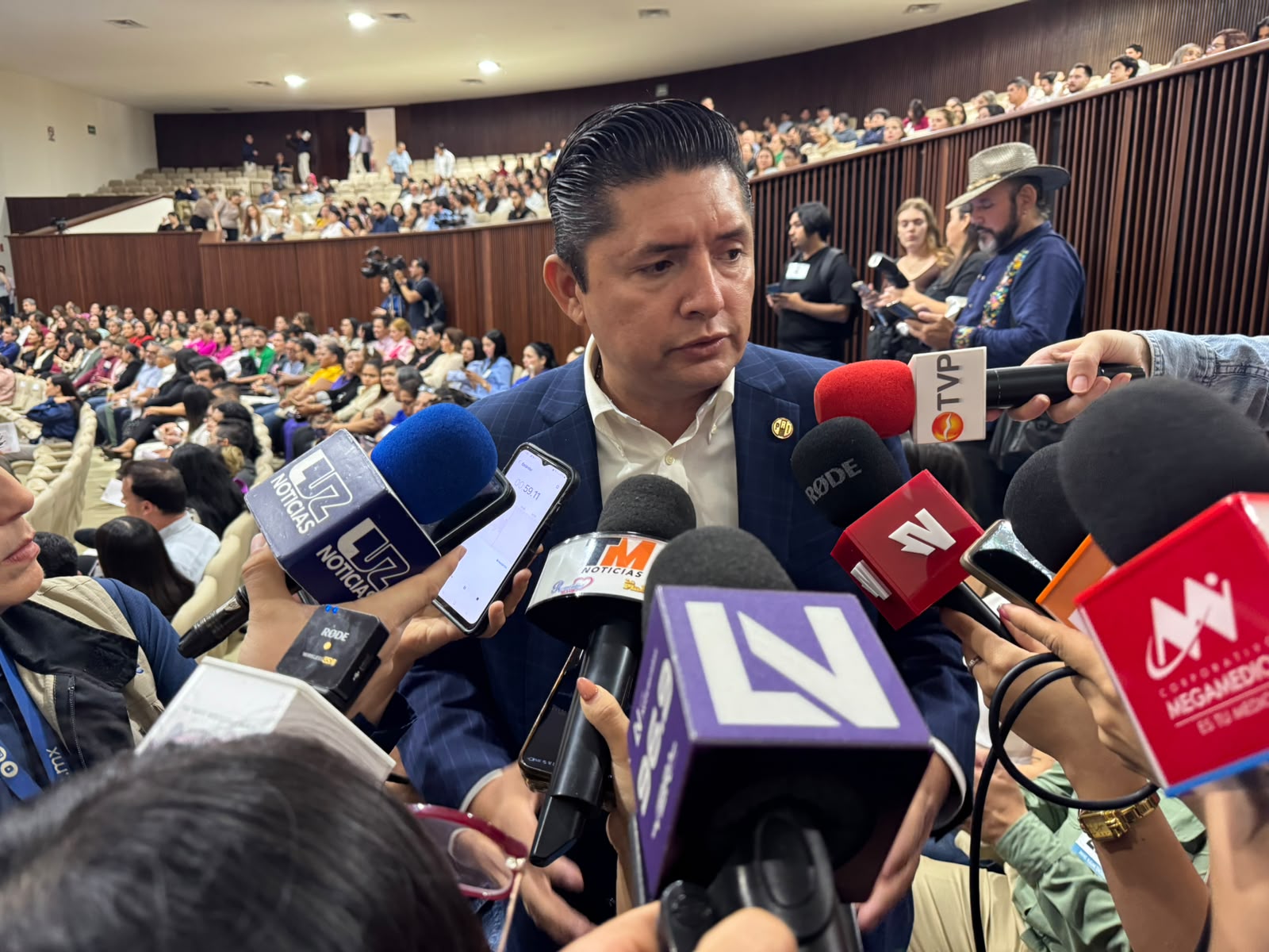 Presidente estatal del Partido Revolucionario Institucional (PRI), César Emiliano Gerardo Lugo