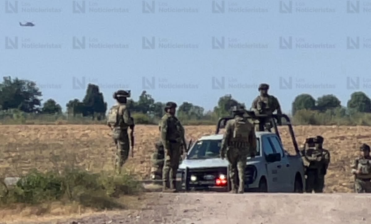 Enfrentamiento a balazos entre civiles armados y Marina en zona rural de Guasave