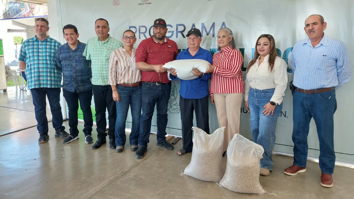 entregan 60t de semillas a productores de temporal