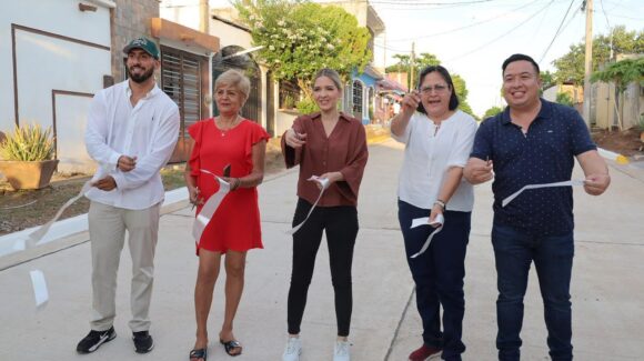 Valles del Ejido suma cinco calles pavimentadas este 2026; entregan la Ejido Santa María