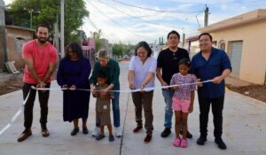 Entregan calle Ejido Villa Unión en Valles del Ejido en Mazatlán, Sinaloa; invierten 1.9 mdp