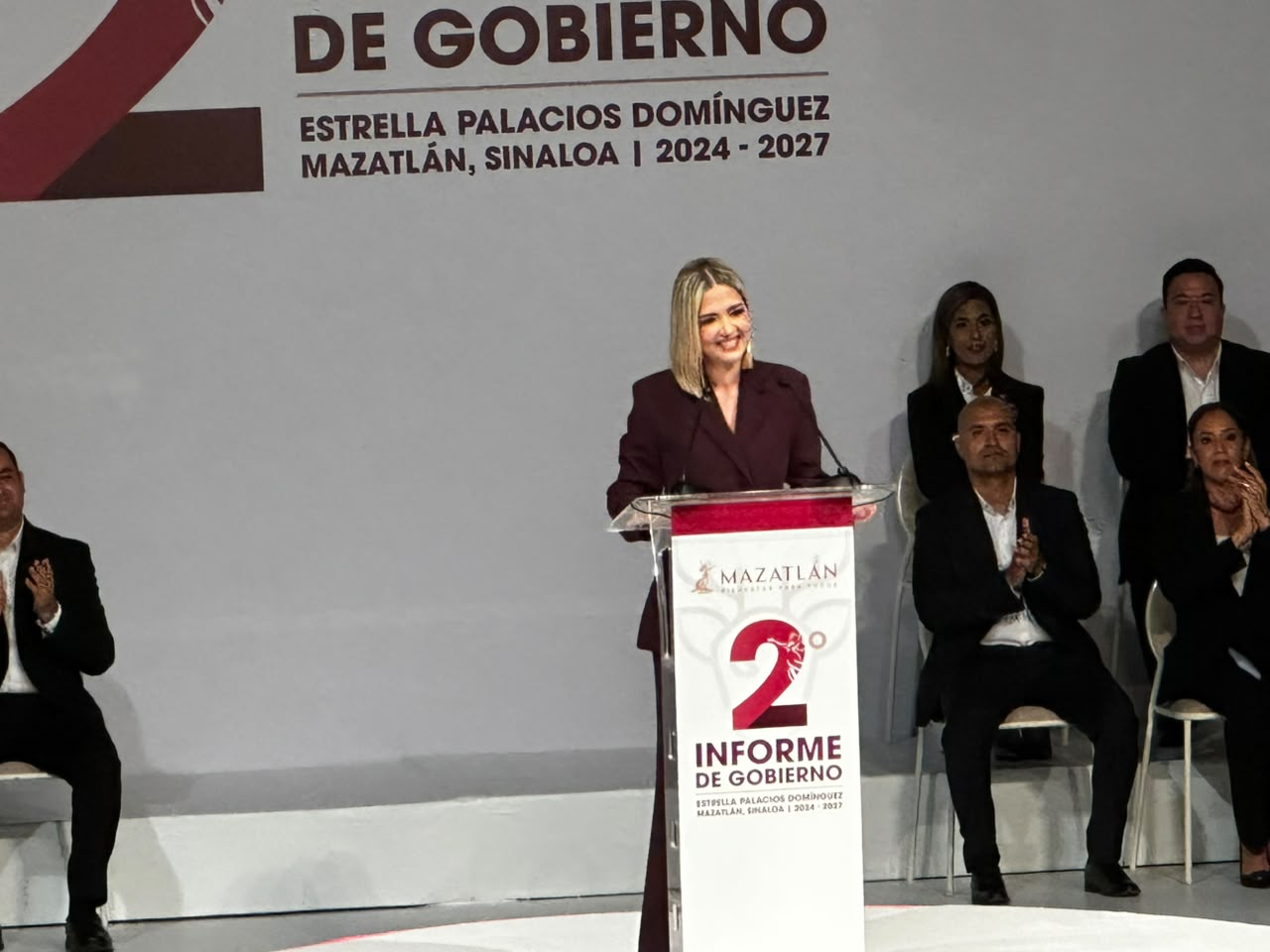 Estrella Palacios rinde Segundo Informe de Gobierno