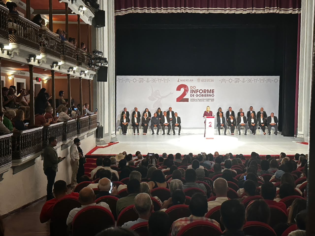 Estrella Palacios rinde Segundo Informe de Gobierno