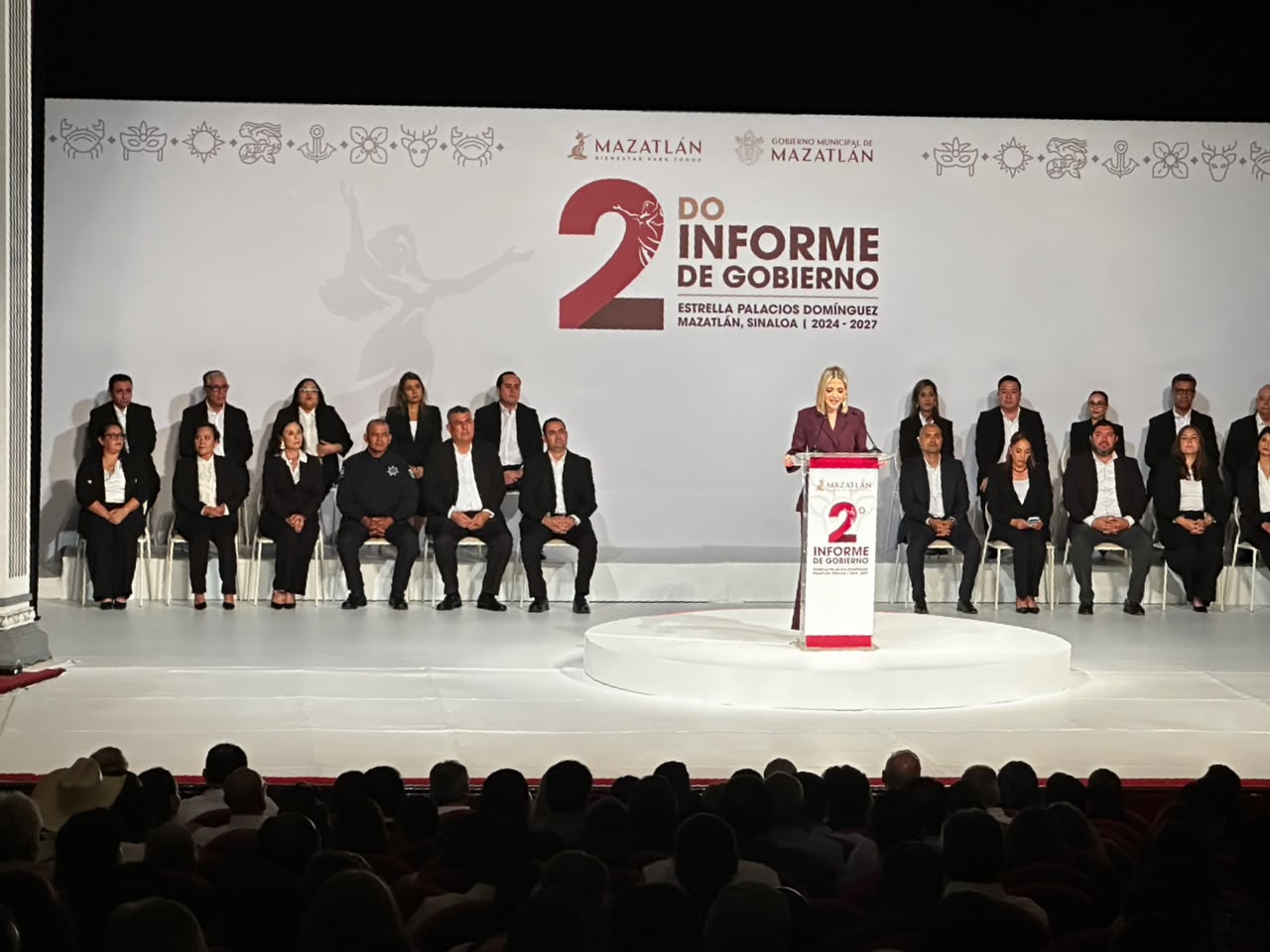 Estrella Palacios rinde Segundo Informe de Gobierno