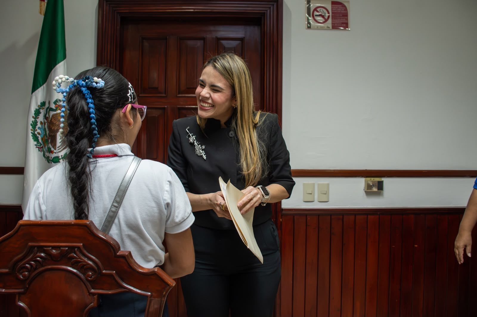 Estudiantes visitan el Ayuntamiento de Culiacán