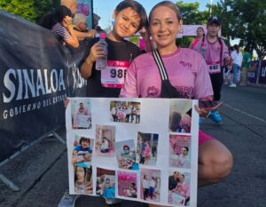 De la quimioterapia a la meta de la Carrera Rosa Delia Barraza 2026: Etsi Arcos, una campeona de la vida