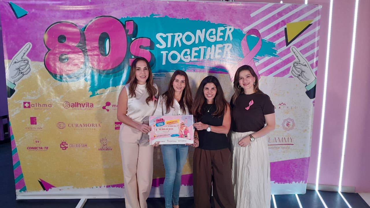 Evento ‘80’s Stronger Together’ en Mazatlán