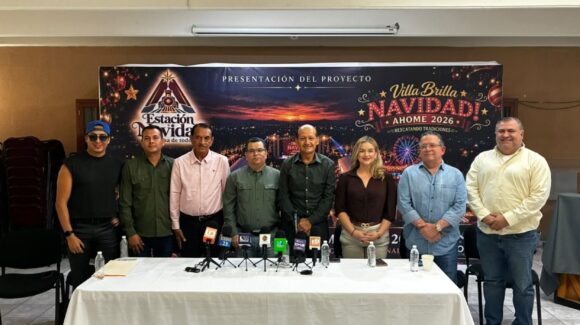 Anuncian la “Villa Brilla Navidad” y la tradicional “Verbena Navideña” 2026 en Los Mochis, Sinaloa