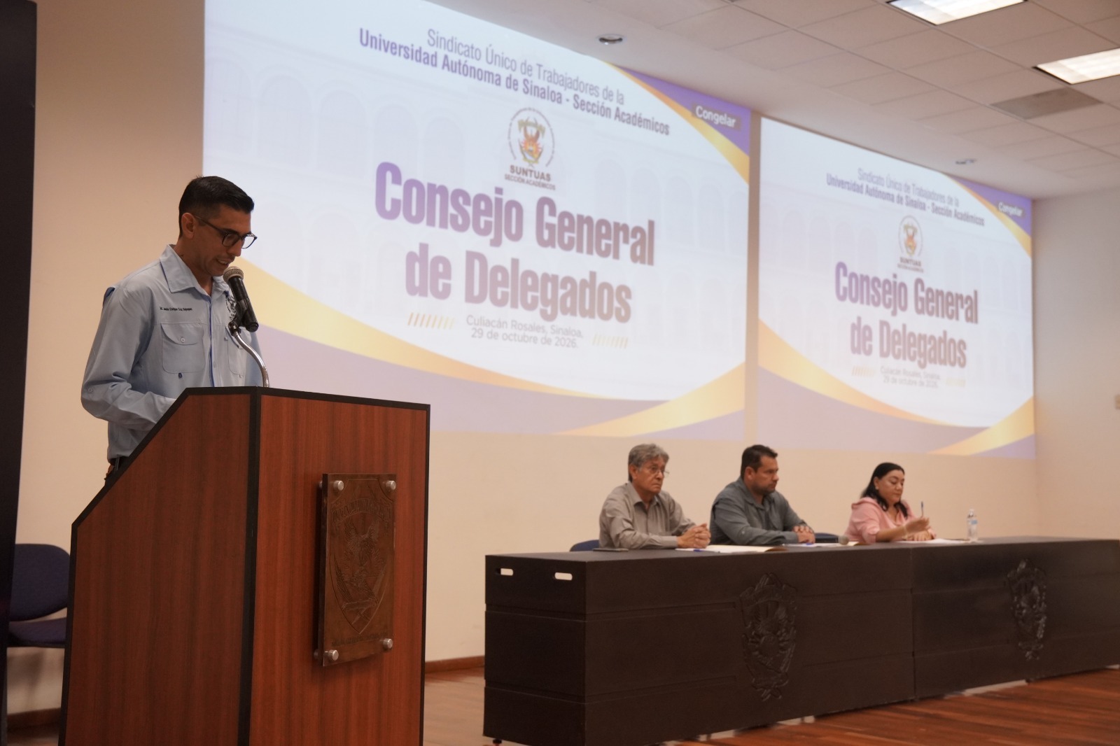 Dagoberto Guzmán es electo como nuevo dirigente del SUNTUAS Académicos