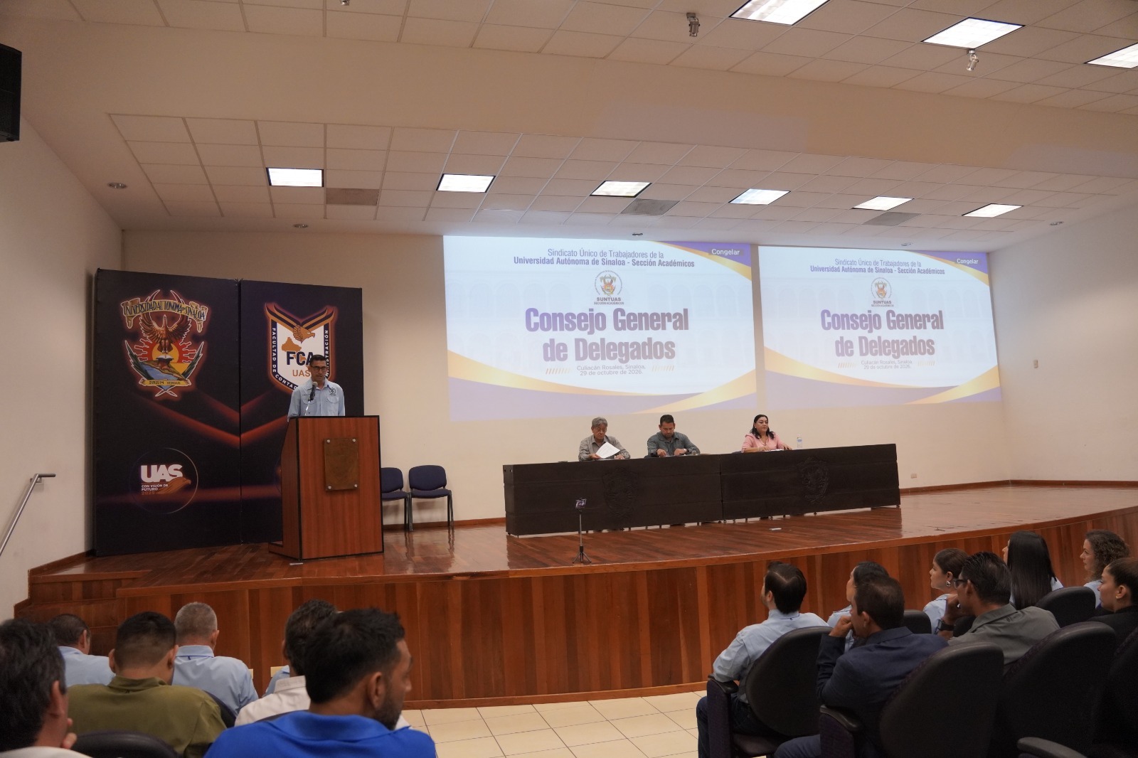 Dagoberto Guzmán es electo como nuevo dirigente del SUNTUAS Académicos