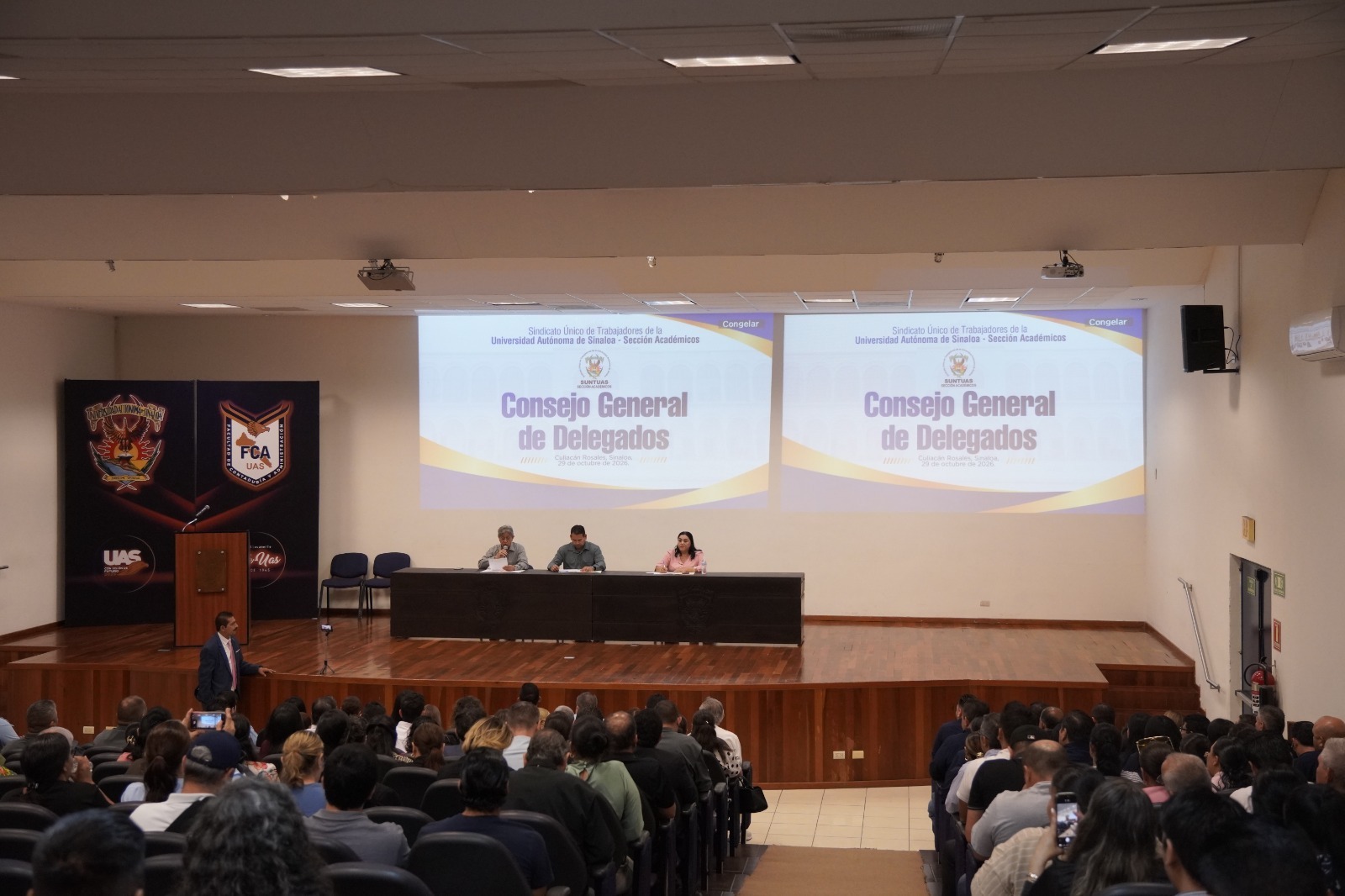 Dagoberto Guzmán es electo como nuevo dirigente del SUNTUAS Académicos