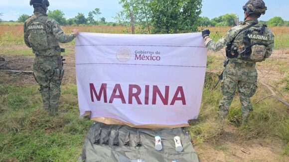 Detiene Marina a tres hombres en Mazatlán, Sinaloa, y asegura nueve explosivos