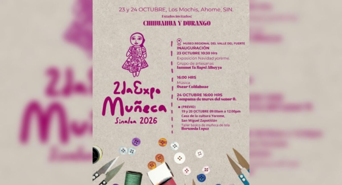 Expo Muñeca 2026 rendirá homenaje a Rosalba Rojo Golden en Los Mochis