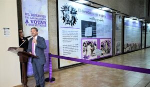 Congreso de Sinaloa inaugura exposición “El derecho de las mujeres a votar y ser votadas”